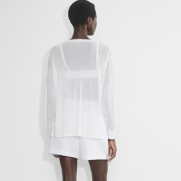 NWT ARITZIA Memo Sweater WHITE SIZE S- NEW WITH TAGS - Picture 2 of 4